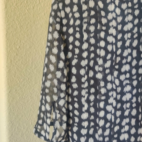 Armani Le Collezioni Pleated/Print Dress Size 4 Made In Italy - Picture 7 of 12